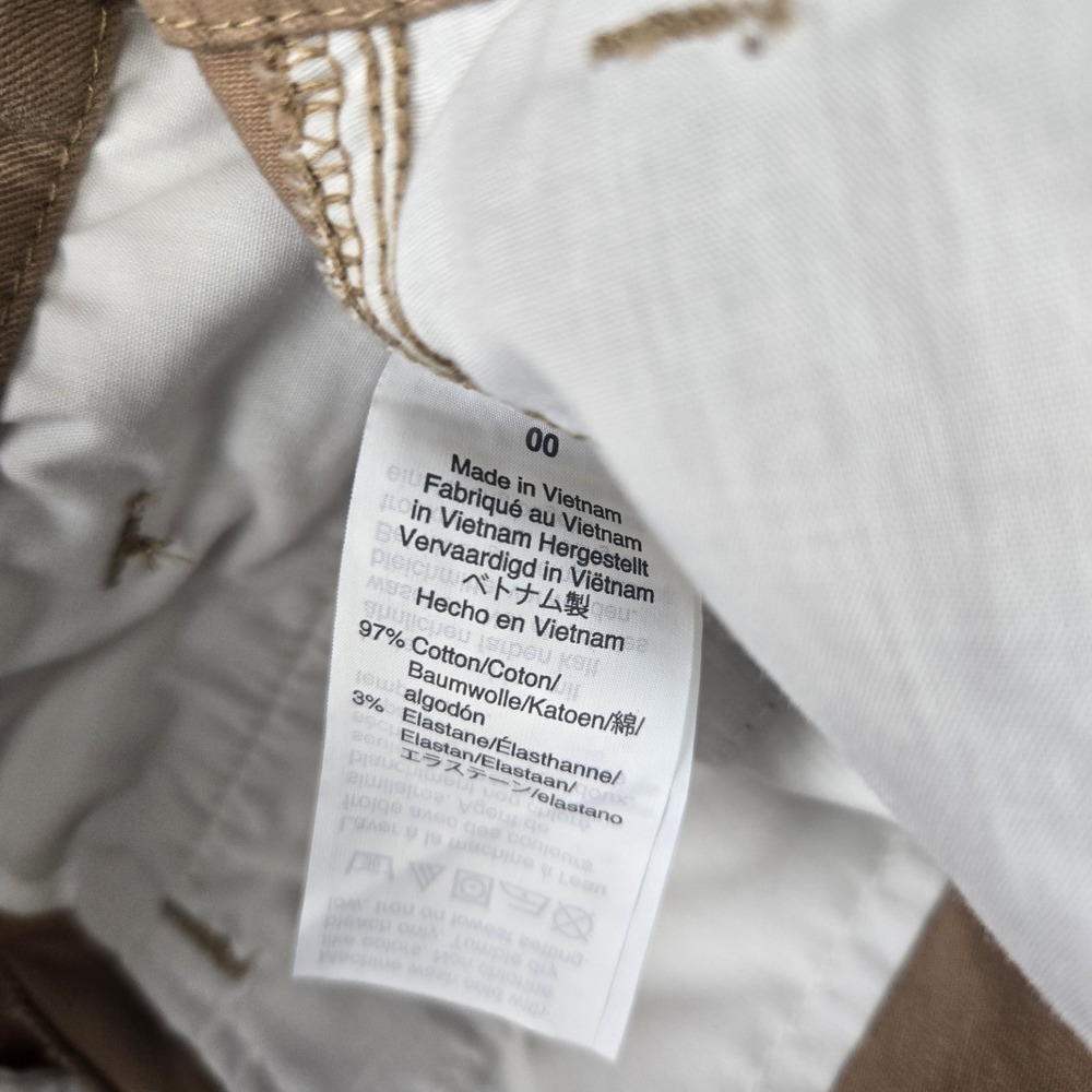 J.Crew Women's High Rise Girlfriend Chino Pants Camel Tan‎ AD156 Size 00 NWT - Picture 6 of 13
